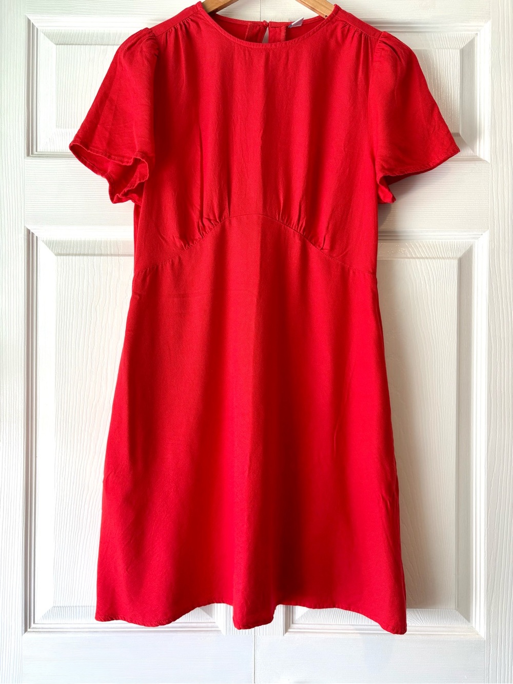 Old Navy Red Short-Sleeve Mini Dress, Size M